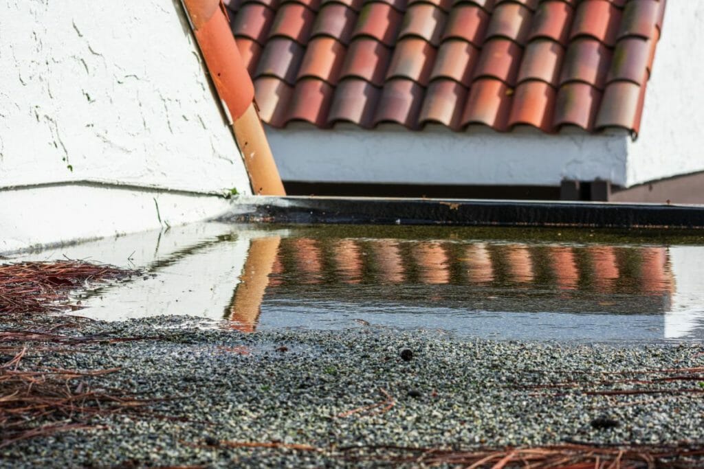 Ponding Water on roof