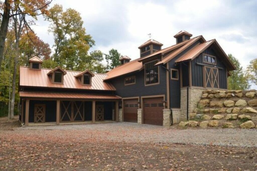 What Color Siding Goes With a Copper Roof? A Style Guide and Image Gallery 6 Black House with a Copper Roof