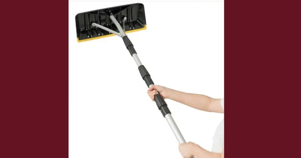 Gymax Telescoping Snow Roof Rake