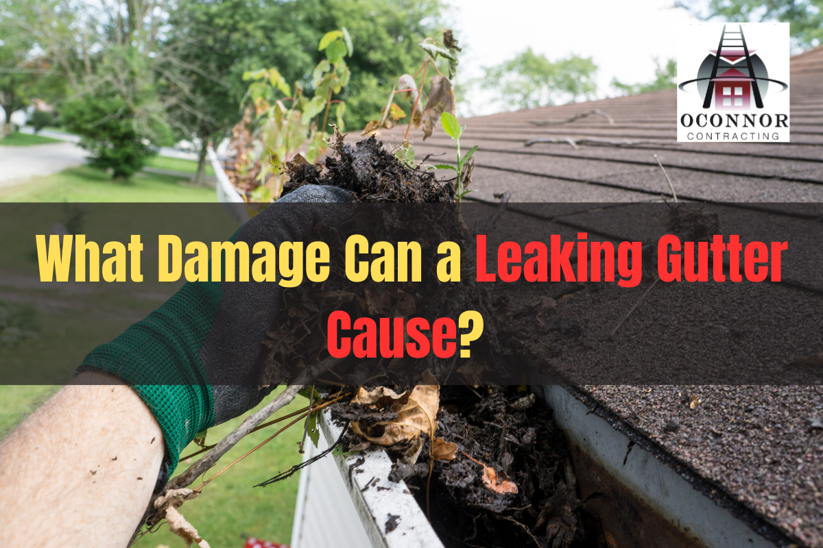 What Damage Can a Leaking Gutter Cause? 