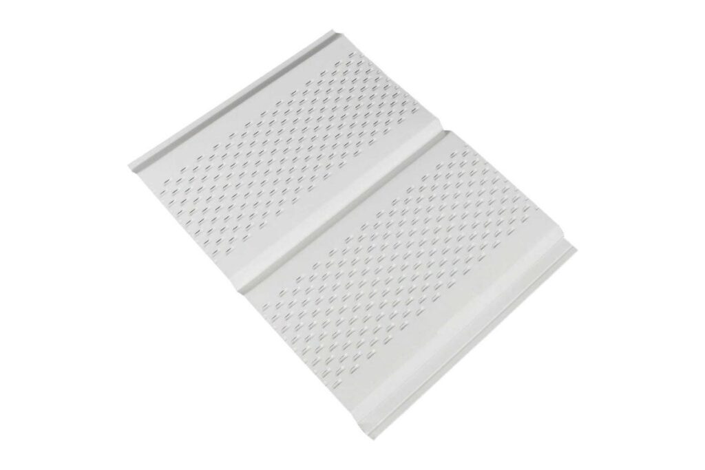 6 Affordable Soffit Vents For 2024 4 Amerimax 12 Ft. Fully Vented Aluminum Soffit
