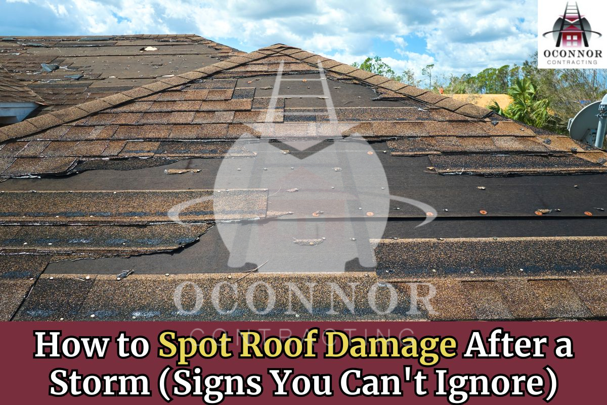 Spot Roof Storm Damage