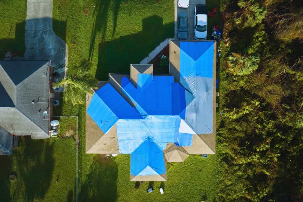 How Long Can You Leave A Tarp On A Roof? 1 roof Tarp
