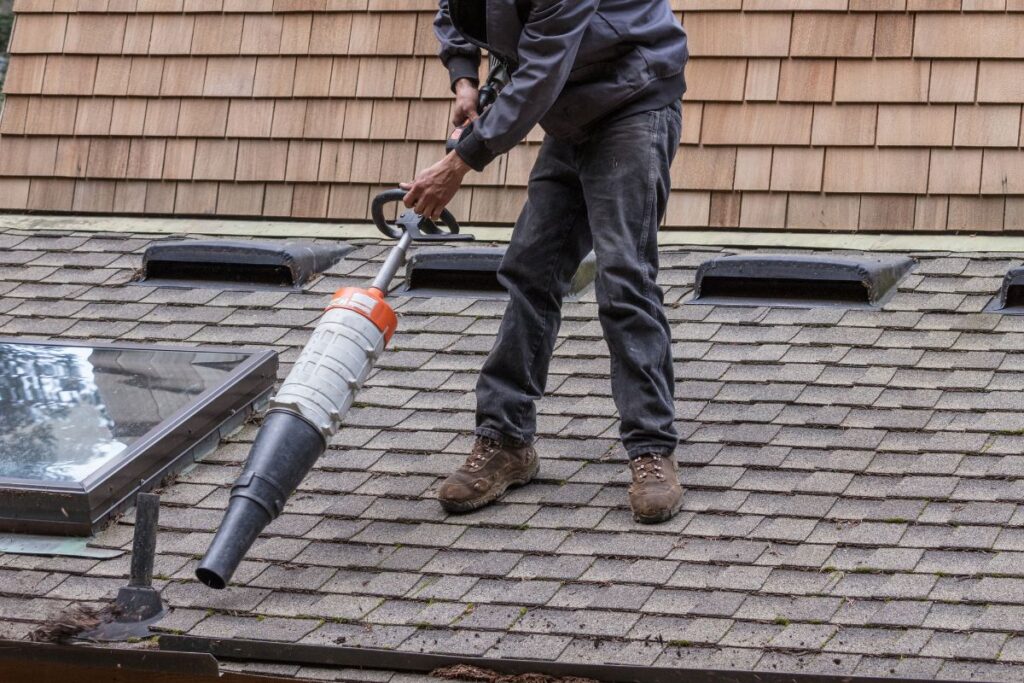 Soft Wash vs. Pressure Wash: Which Is Safer for Your Roof? (A 2025 Guide) 1 Soft roof Washing