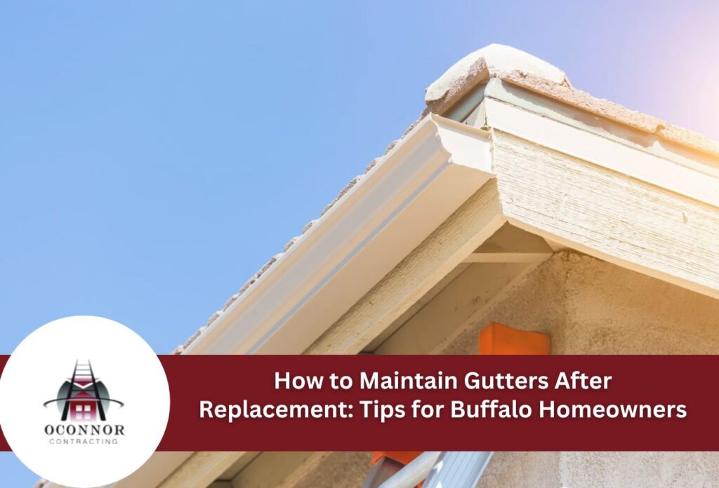 How to Maintain Gutters After Replacement: Tips for Buffalo Homeowners